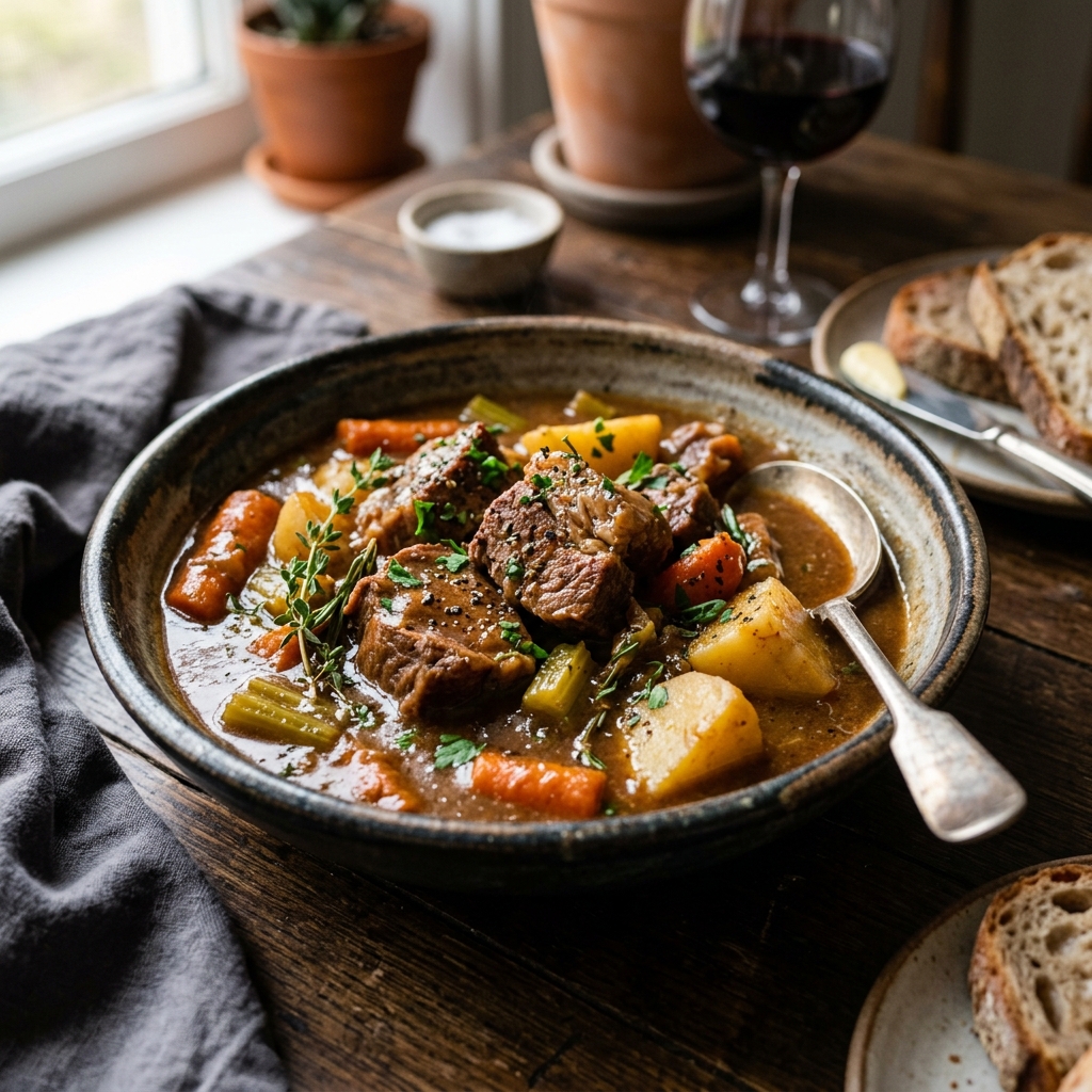 Hearty Pork Stew 🐖